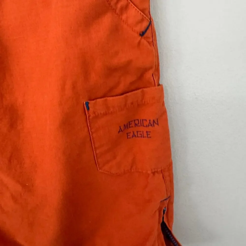 Y2K American Eagle Outfitters Cargo Sport Mini Skirt Womens Size 2 Vintage 2000s - Picture 3 of 9